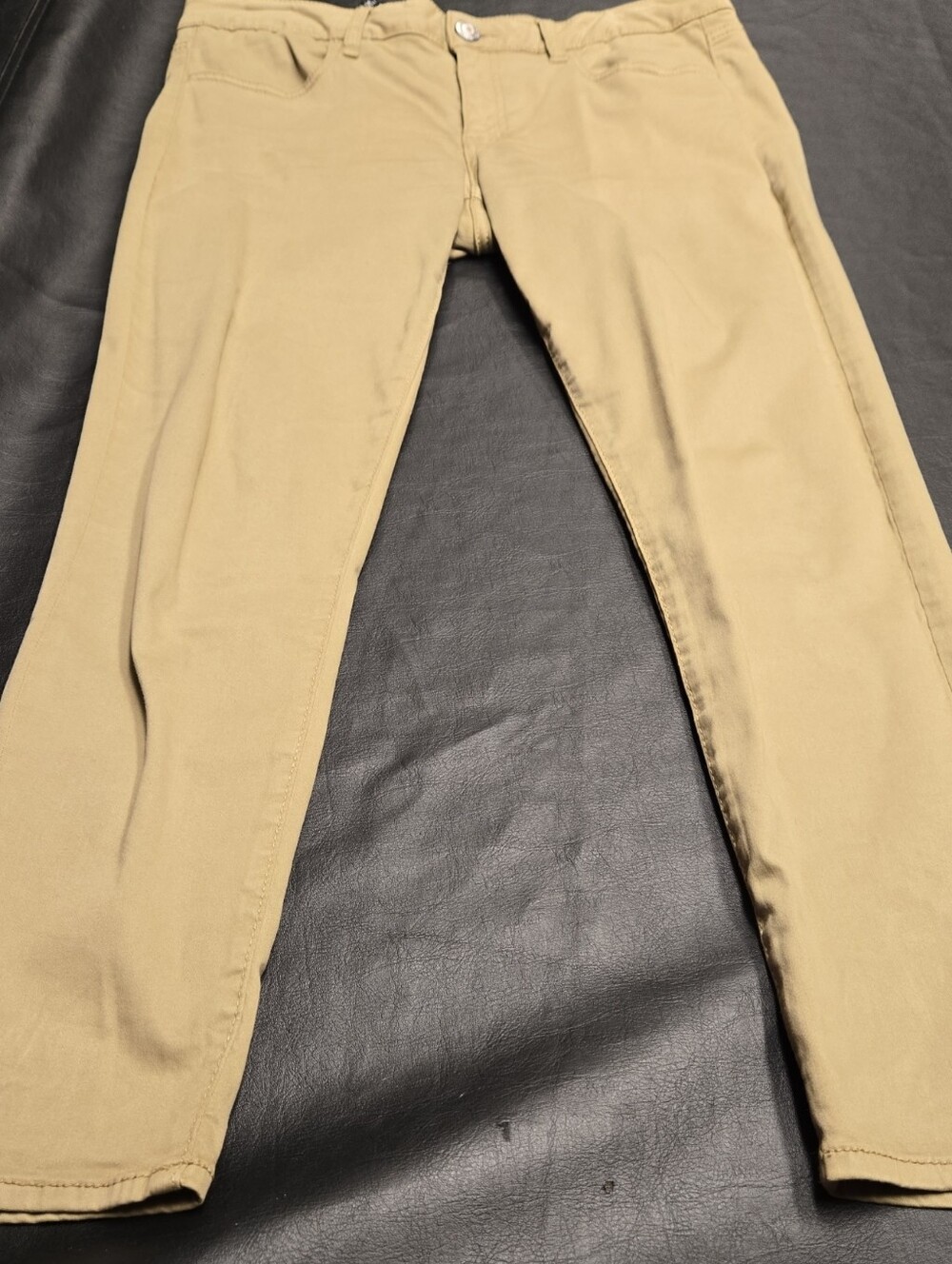 Womens Slim Fit Jeggins Pants in Khaki